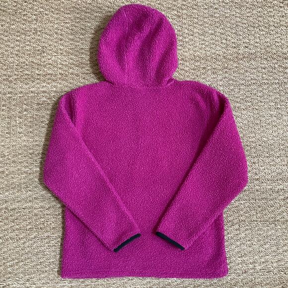 Carhartt Girls Pink Quarter Snap Pullover Hooded Sweatshirt XL 14 - Picture 13 of 13